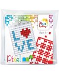 Set de pixeli creativ  Pixelhobby - Breloc , Iubire - 1t