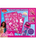 Set creativ Maped Creativ Barbie - Stickere Scratch, 70 buc. - 1t