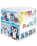 Set creativ cu pixeli Pixelhobby - XL, Cube, animale polare - 1t
