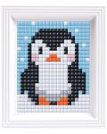 Set creativ cu rama si pixeli Pixelhobby - XL, Pinguin - 1t