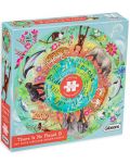 Puzzle rotund de 500 de piese Gibsons - Planeta Pamant si animale - 1t