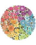 Puzzle rotund de 500 de piese Ravensburger - Flori - 2t