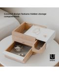 Cutie pentru bijuterii și accesorii Umbra - Mini Stowit, lemn natural - 8t