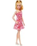 Păpuşă Barbie Fashionista - Cu rochie florală - 4t