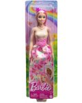 Păpușă Barbie  - Barbie cu parul roz - 6t