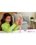 Papusa Mattel Barbie Big City - Barbie Malibu, cu rochie colorata si accesorii - 5t