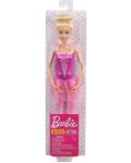 Papusa Mattel Barbie - Balerina, cu par blond si rochie roz - 1t