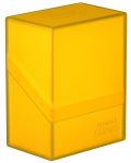 Cutie pentru carti Ultimate Guard Boulder Deck Case - Standard Size, galbena (80 buc.) - 1t