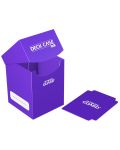 Cutie pentru carti Ultimate Guard Deck Case Standard Size - Violet (100 bucati) - 3t