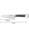 Cuțit de bucătărie Tefal - Ever Sharp, K2569004, 16.5 cm, negru - 4t