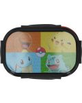 Cutie pentru mâncare cu ustensile Kids Euroswan Pokemon - Cuțit, lingură, furculiță - 1t