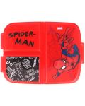 Caserolă Spiderman - cu 3 compartimente - 4t