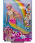 Papusa Mattel Barbie Dreamtopia Color Change - Sirena - 1t