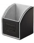 Cutie pentru carti de joc Dragon Shield Nest Box - Black/Light Grey (100 buc.) - 1t