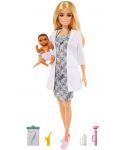 Papusa Barbie Careers - Barbie pediatru, cu accesorii - 2t