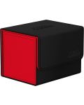 Cutie pentru carduri Ultimate Guard Sidewinder 100+ XenoSkin Synergy - Black/Red - 1t