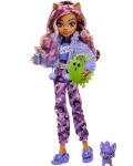 Păpușă Monster High - Clawdeen, Creepover Party - 3t