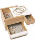 Cutie pentru bijuterii și accesorii Umbra - Mini Stowit, lemn natural - 1t