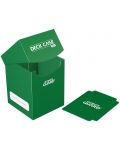 Cutie pentru carti  Ultimate Guard Deck Case Standard Size - Verde (100 buc.) - 3t