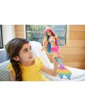 Papusa Mattel Barbie Dreamtopia Color Change - Sirena - 6t