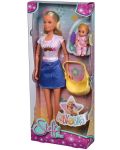 Papusa Simba Toys Steffi Love - Steffi cu rucsac pentru copii - 4t