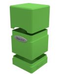 Cutie pentru cărți Ultra Pro Satin Tower - Lime Green (100+ buc.) - 2t