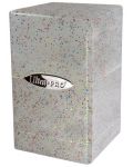 Cutie pentru cărți Ultra Pro Satin Tower - Glitter Clear (100+ buc.) - 1t
