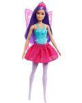 Barbie Dreamtopia papusa - Barbie zana cu aripi, cu parul violet - 1t