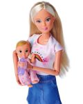 Papusa Simba Toys Steffi Love - Steffi cu rucsac pentru copii - 2t