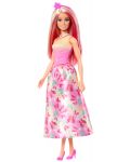 Păpușă Barbie  - Barbie cu parul roz - 3t