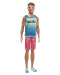 Păpușa Barbie Fashionistas - Ken, cu tricou Malibu - 2t