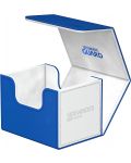 Cutie pentru carduri Ultimate Guard Sidewinder 100+ XenoSkin SYNERGY - Blue/White - 4t
