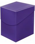 Cutie pentru cărți Ultra Pro - Eclipse PRO Deck Box, Royal Purple (110 buc.) - 1t