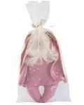 Păpușă textilă Asi Dolls - Micul iepuraș Olivia, roz cu stele albe, 34 cm - 2t