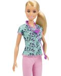 Papusa Mattel Barbie - Cu profesie, Asistent medical - 4t