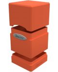 Cutie pentru cărți Ultra Pro Satin Tower, Pumpkin Orange (100+ buc.) - 2t