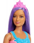 Păpușă Barbie Dreamtopia - Cu părul mov - 3t