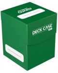 Cutie pentru carti  Ultimate Guard Deck Case Standard Size - Verde (100 buc.) - 1t