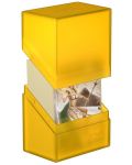 Cutie pentru carti Ultimate Guard Boulder Deck Case - Standard Size, galbena (80 buc.) - 3t