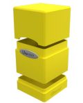 Cutie pentru cărți Ultra Pro Satin Tower - Bright Yellow (100+ buc.) - 2t