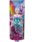 Păpușă Barbie Dreamtopia - Cu păr turcoaz - 5t
