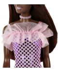 Păpușa Barbie - Cu rochie roz cu paiete - 5t