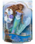 Disney The Little Mermaid Doll - Ariel cu rochie-coadă - 7t