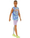 Păpușă Barbie  Fashionistas - 212, Ken, tricou Los Angeles - 4t