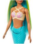 Mattel Barbie Doll - Sirenă cu părul albastru - 3t