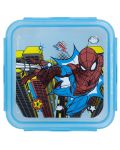 Cutie pătrată pentru mâncare Stor - Spider-Man, 500 ml - 3t