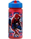 Sticlă pătrată Stor - Spider-Man, 510 ml - 3t