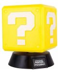 Mini lampa Paladone Nintendo Super Mario - Question Block, 10 cm - 1t