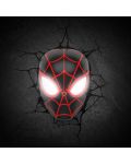Lampă 3DLightFX Marvel: Spider-man - Miles Morales Face - 3t