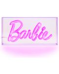 Lampă Paladone Retro Toys: Barbie - Logo - 2t